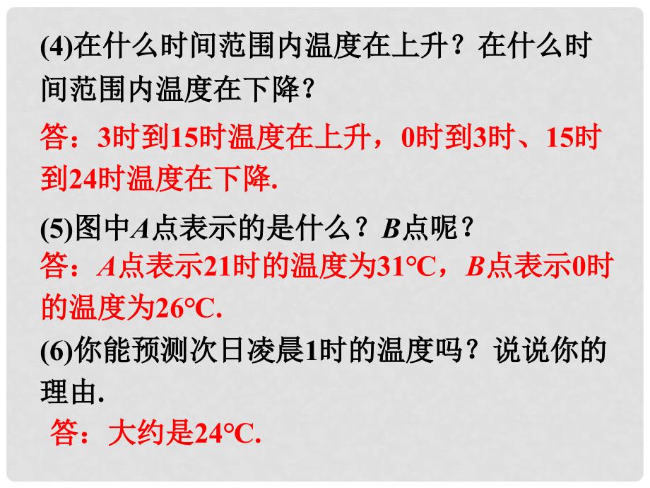 七年级数学下册 3.3 用图象表示的变量间关系 图像表示温度的变化素材 （新版）北师大版_第3页