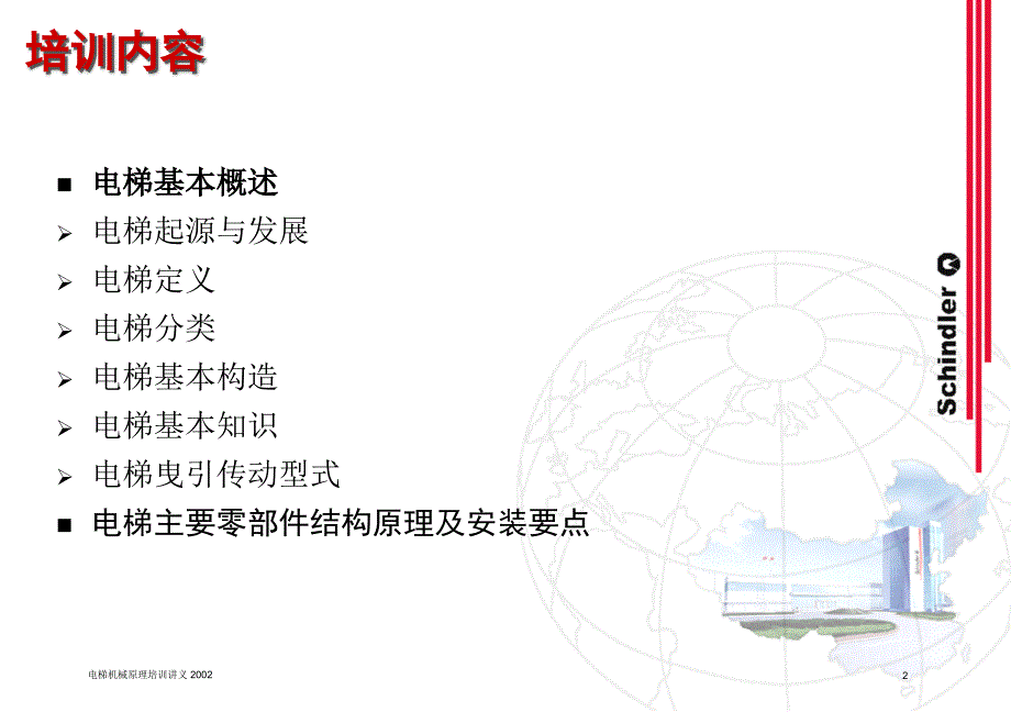 电梯机械原理讲义_第2页