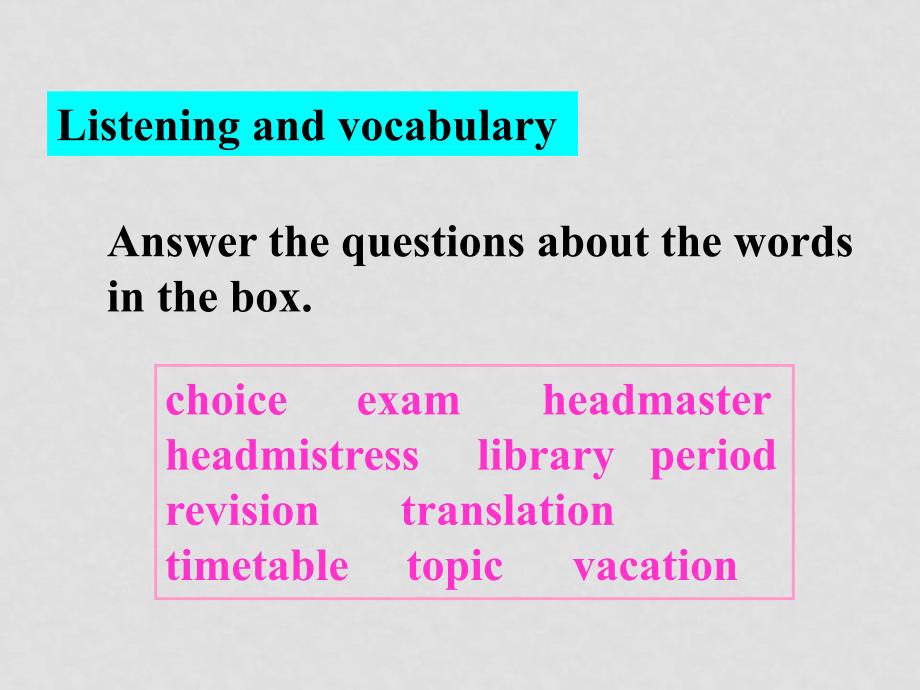 高中英语：module2 my new teachers单元课件外研版必修1_第2页