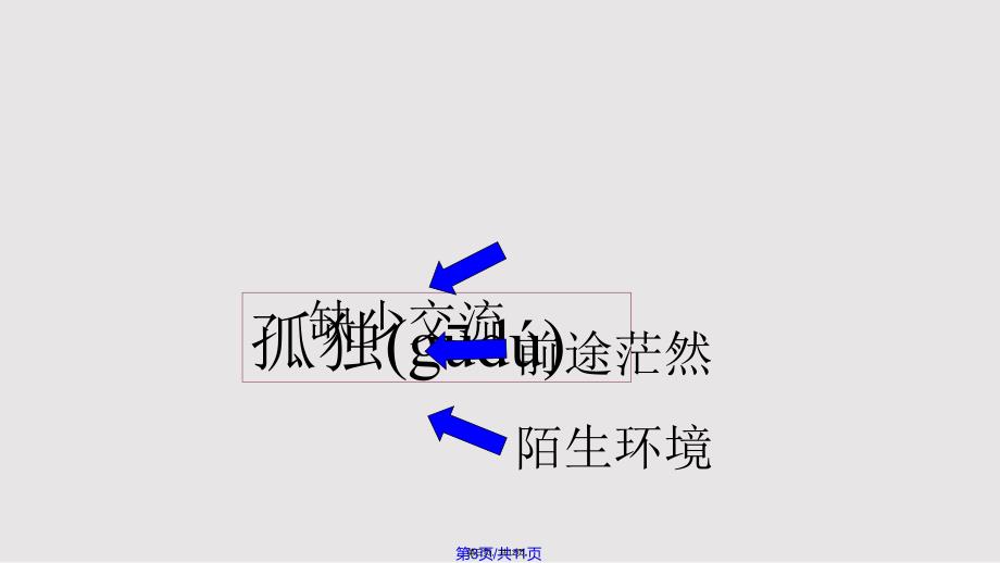 孤独之旅中学语文九年级下载制作实用教案_第3页