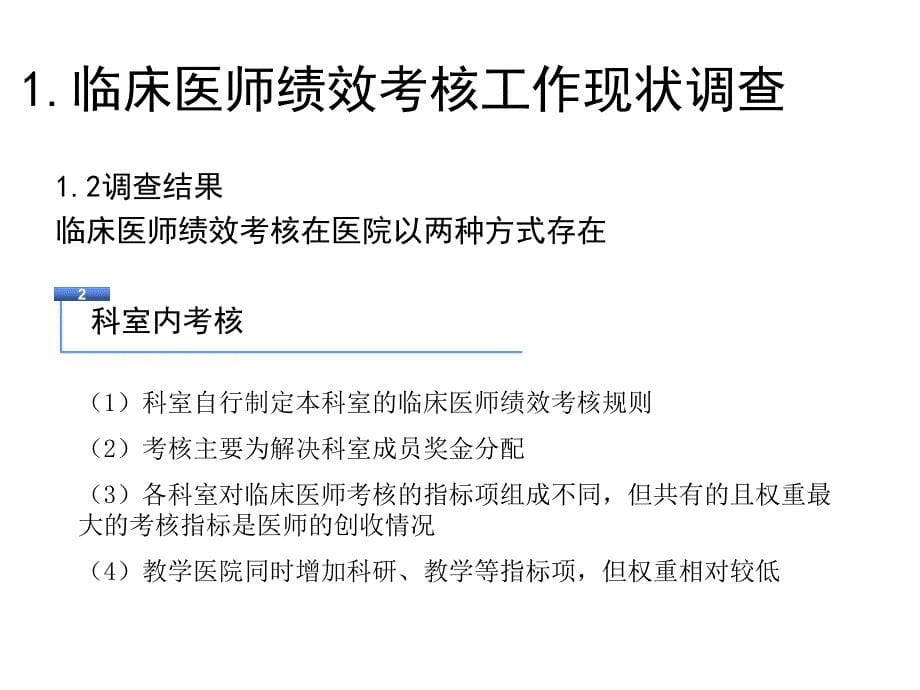 临床医师绩效考核现状及解决方案设想_第5页