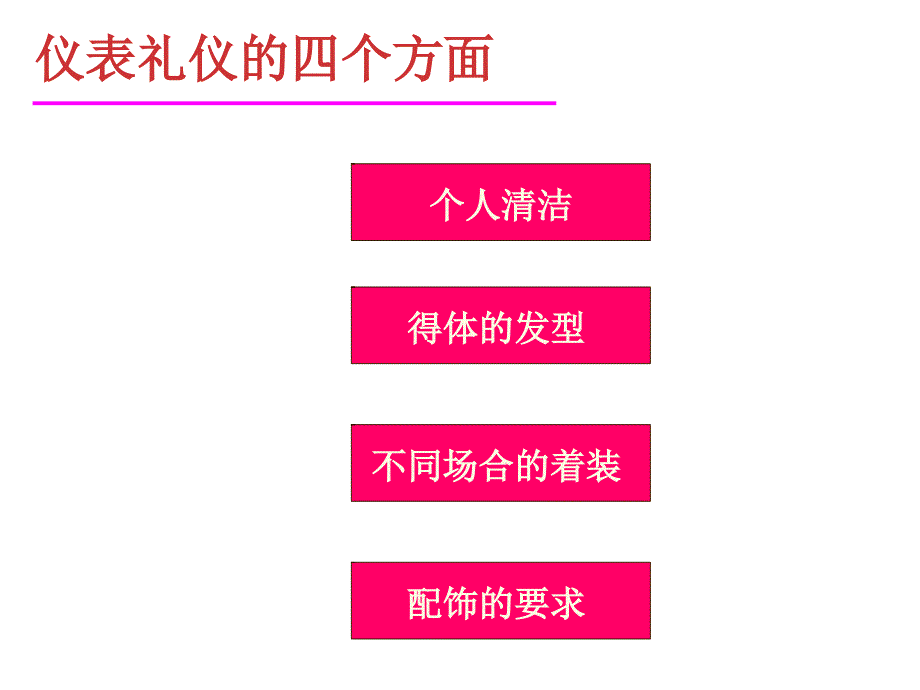 第一节仪表礼仪规范课件_第4页