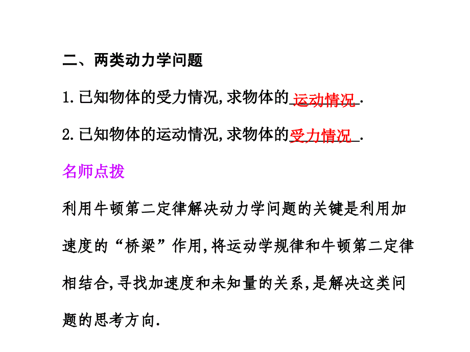 2011高考物理牛顿第二定律两类动力学问题.ppt_第3页