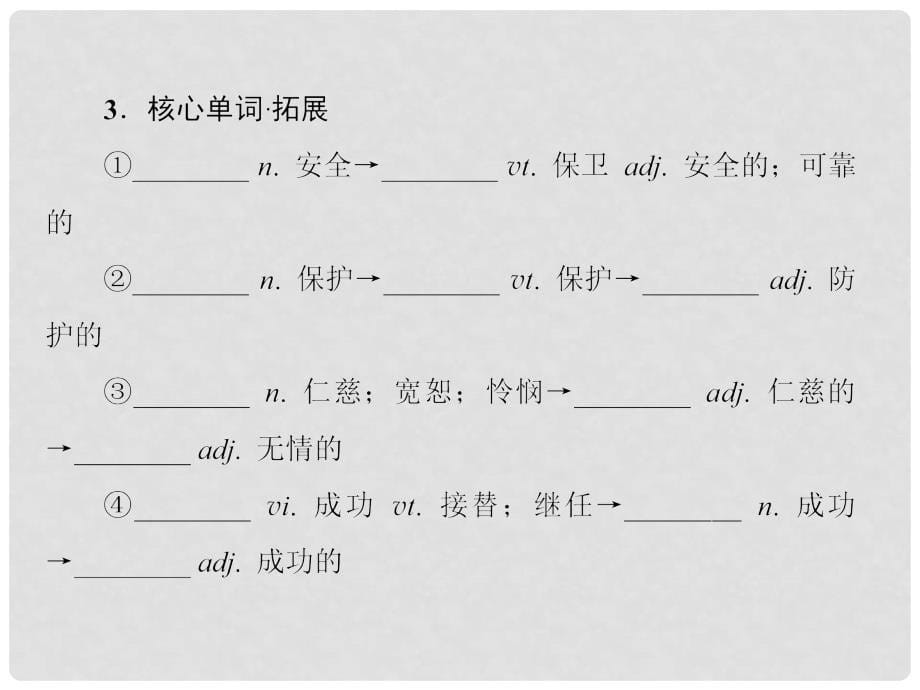 高三英语一轮复习 Unit 4 Wildlife protection课件 新人教版必修2_第5页