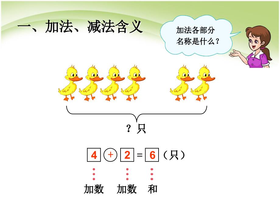 一年级上第9单元—加法和减法_第2页