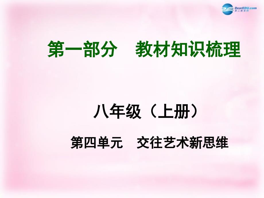 八上第四单元交往艺术新思维课件（知识导航+中招知识精讲+试题精编）新人教版_第1页