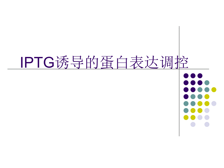 IPTG诱导的外源蛋白表达_第1页