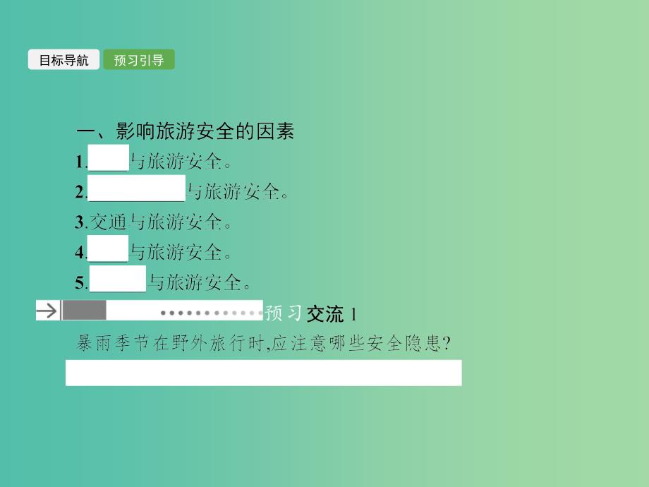 2018-2019学年高中地理第四章文明旅游4.4旅游安全课件湘教版选修3 .ppt_第3页