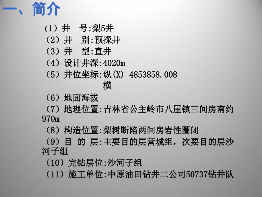 钻井工程完井总结汇报_第3页