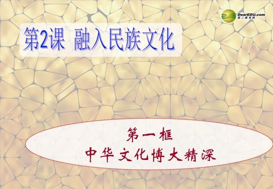 最新九年级政治全册第一单元第2课第1框中华文化博大精深课件苏教版课件_第5页