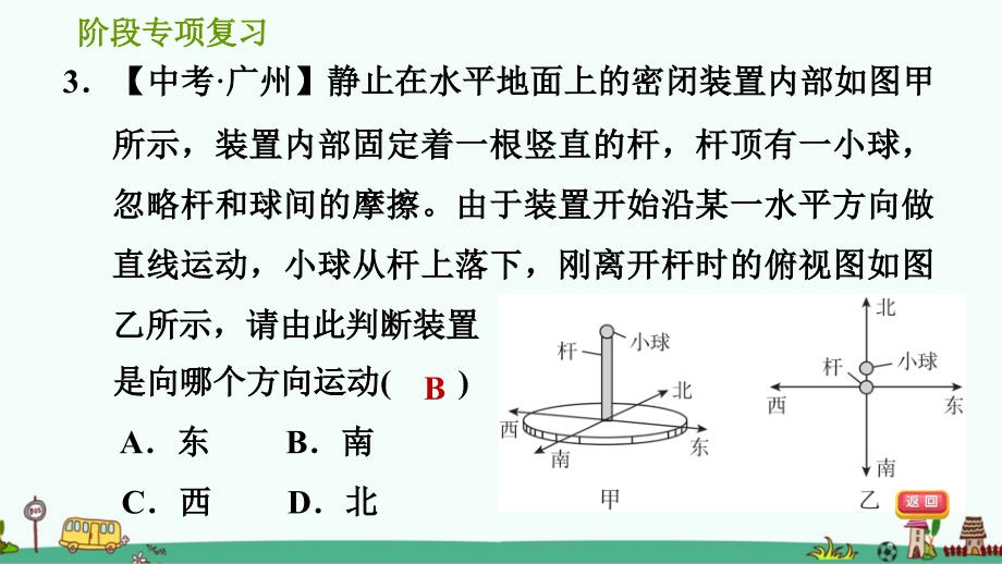 浙教版七年级科学下册第3章《运动和力》练习题ppt课件_第4页