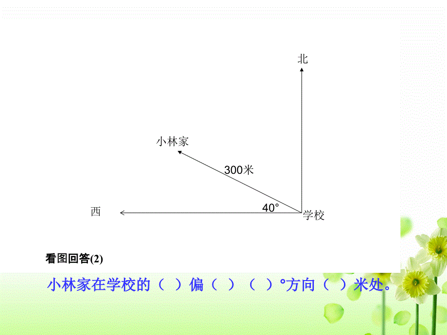 人教版小学六年级数学上册位置与方向例3PPT课件_第3页