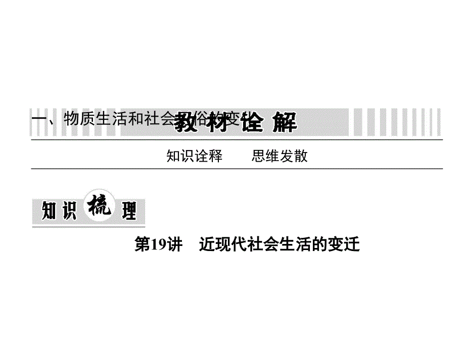 高考复习资料19近现代社会的变迁_第1页