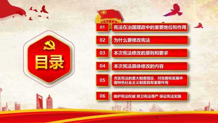 2018年学习新宪法宣讲课件_第2页