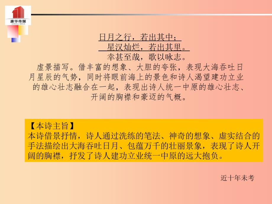 （泰安专版）2019年中考语文 第一部分 系统复习 成绩基石 七上 古诗词课件.ppt_第3页