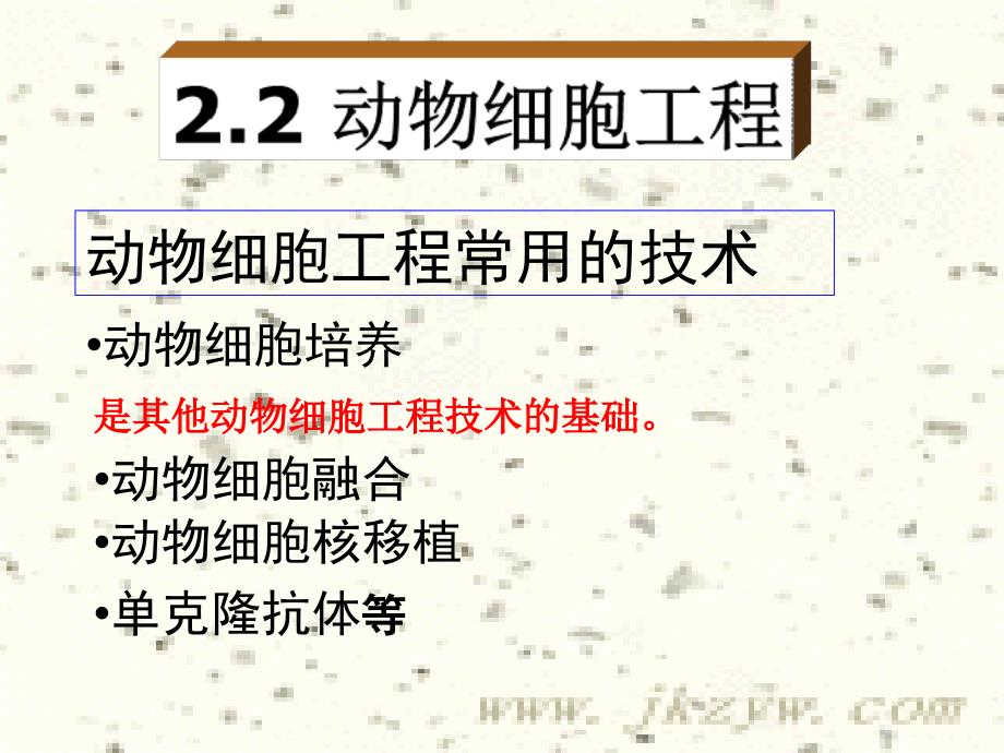 高二生物选修3 动物细胞工程 ppt_第1页