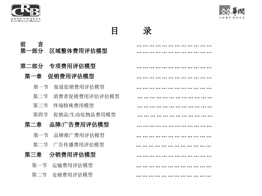 销售费用分析评估模型汇总_第1页