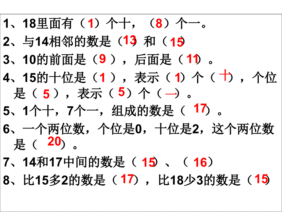 新人教版一年级上册数学类型题总复习_第1页