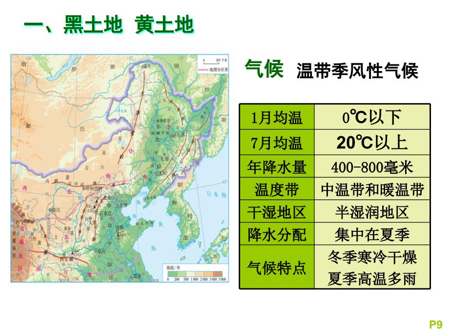 八年级地理 北方地区自然特征与农业_第4页