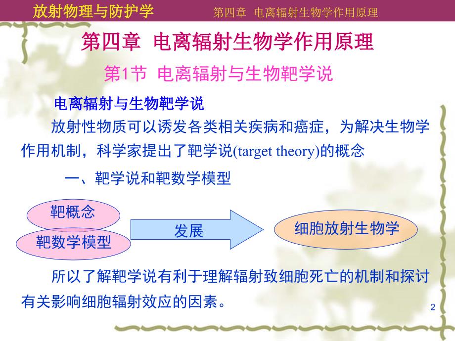 电离辐射生物学作用原理ppt课件_第2页