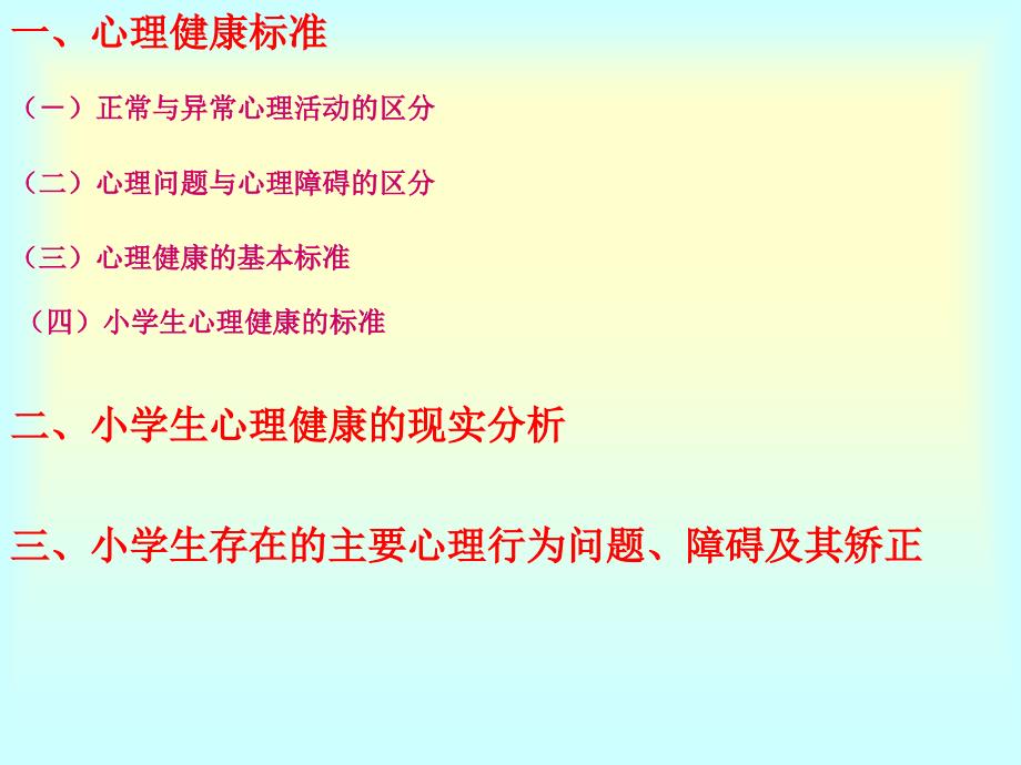 小学生存在的主要心理行为问题、障碍及其矫正_第2页