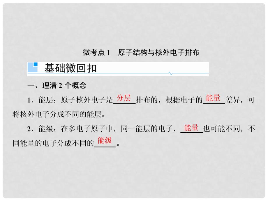 高考化学一轮复习 12.37 原子结构与性质课件_第4页