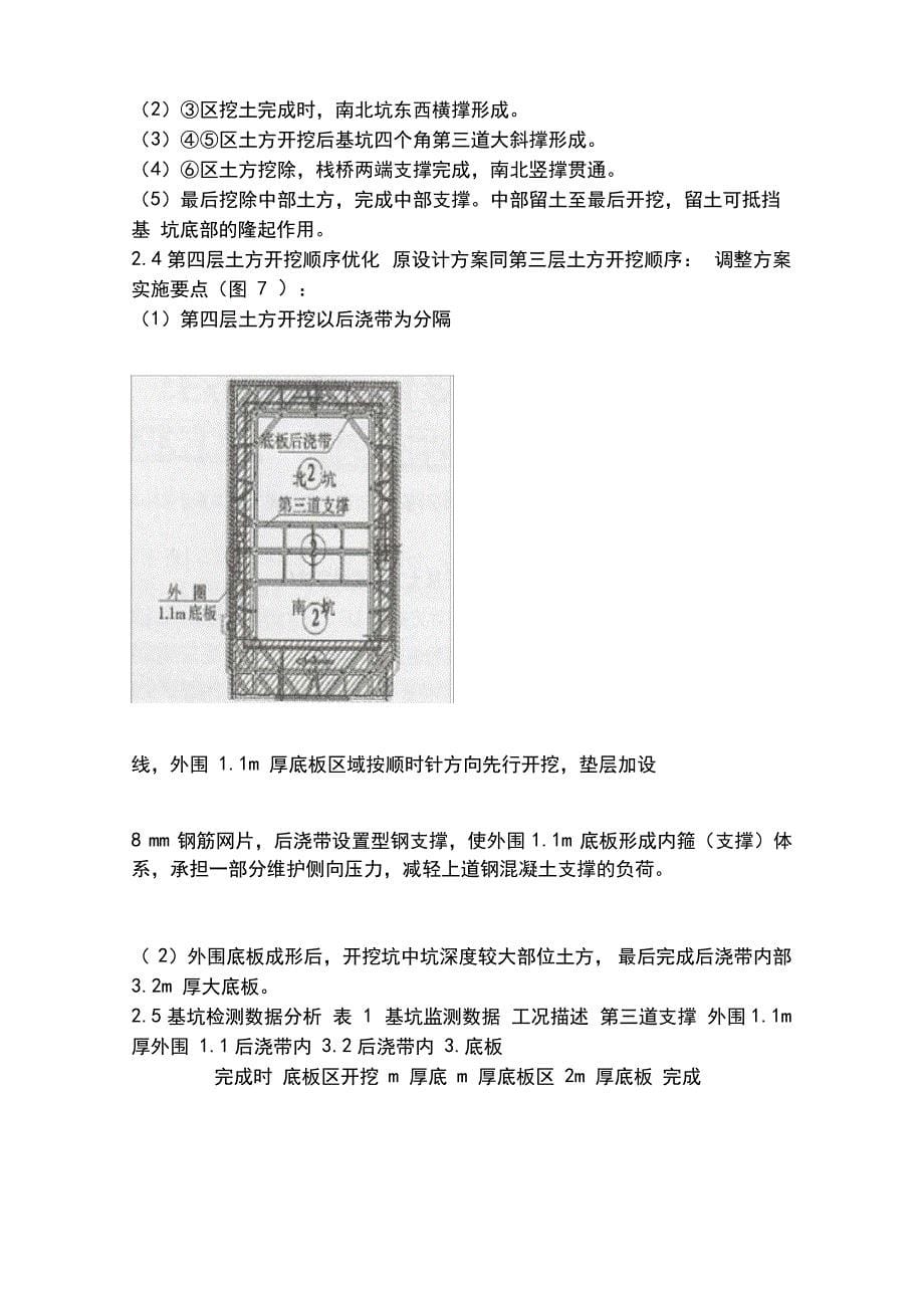 超深基坑土方开挖方案的优化及现场管理_第5页