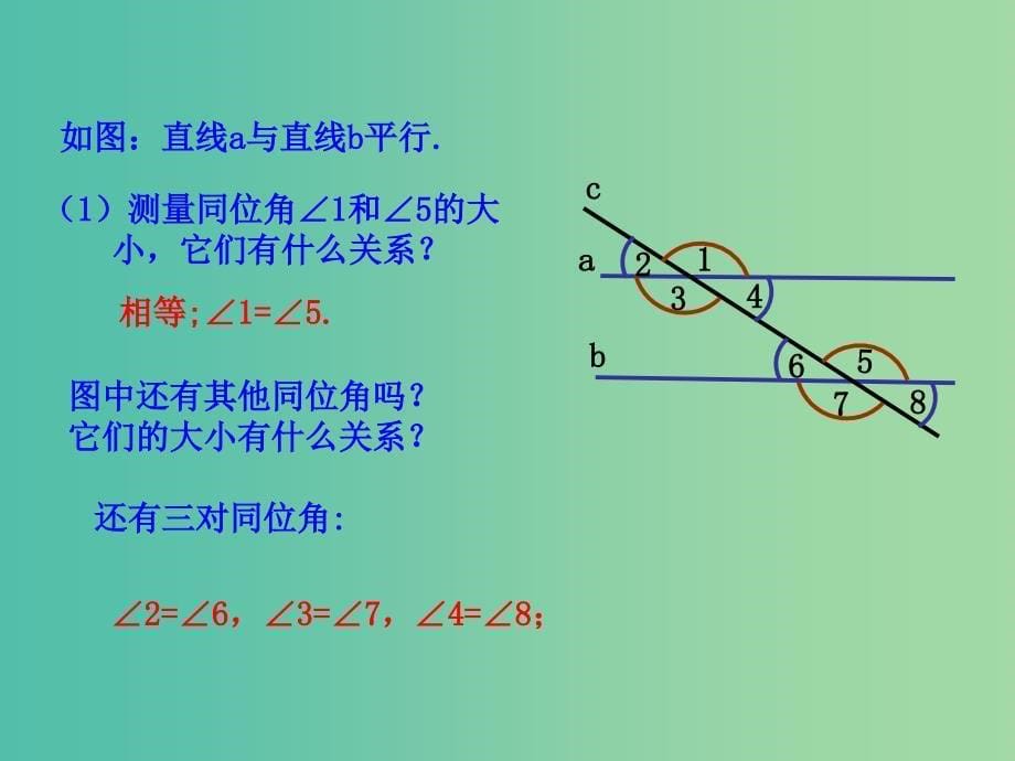 七年级数学下册 2.3 平行线的性质课件 （新版）北师大版.ppt_第5页