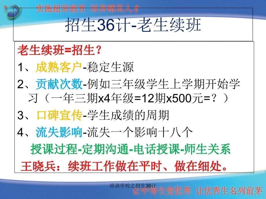 培训学校之招生36计课件_第5页