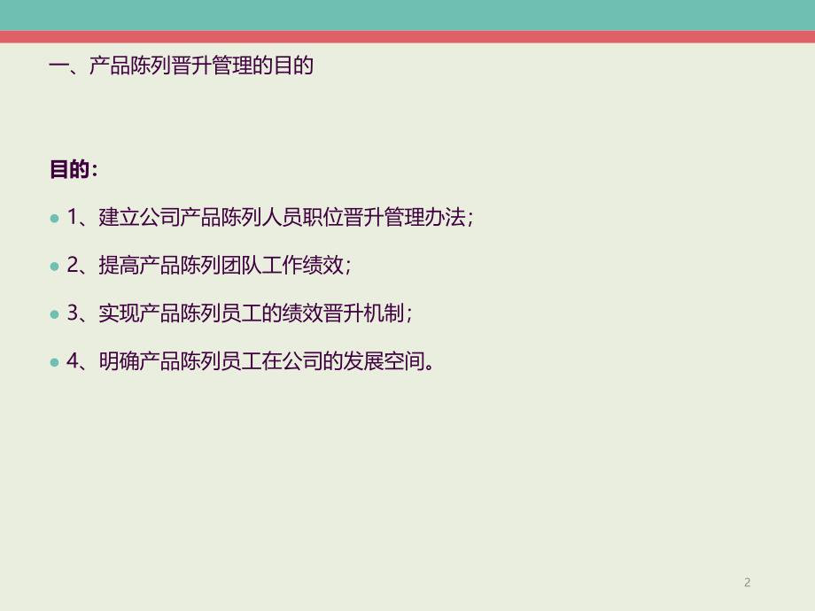 产品陈列晋升管理办法ppt课件_第2页