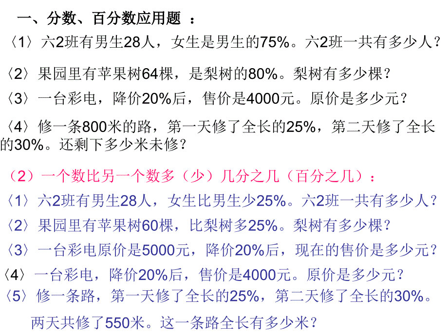 六年级应用复习题_第2页