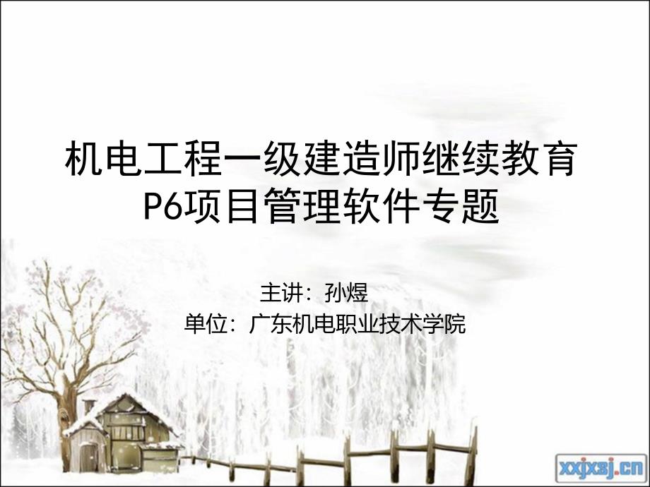 机电工程建造师项目管理软件专题_第1页