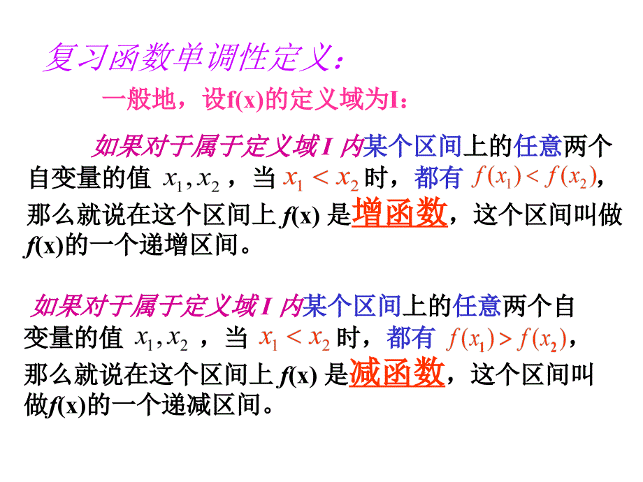 函数单调性ppt课件_第2页