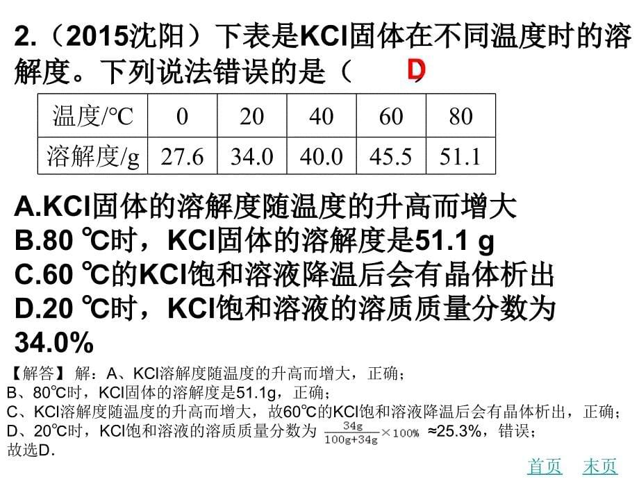 中考化学 第十章 溶液复习课件 新人教版_第5页