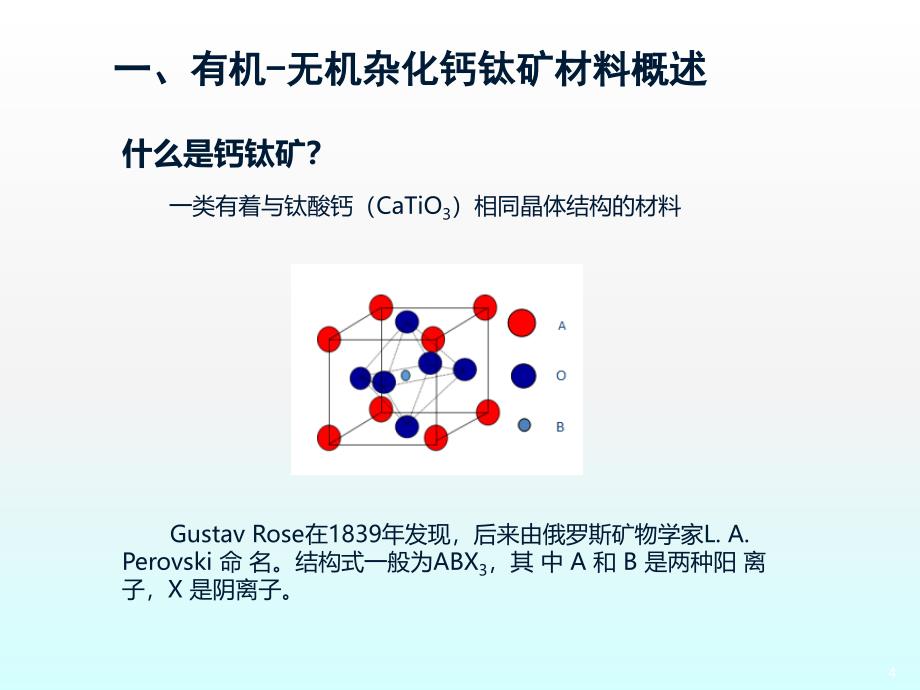 有机无机钙钛矿材料ppt课件_第4页