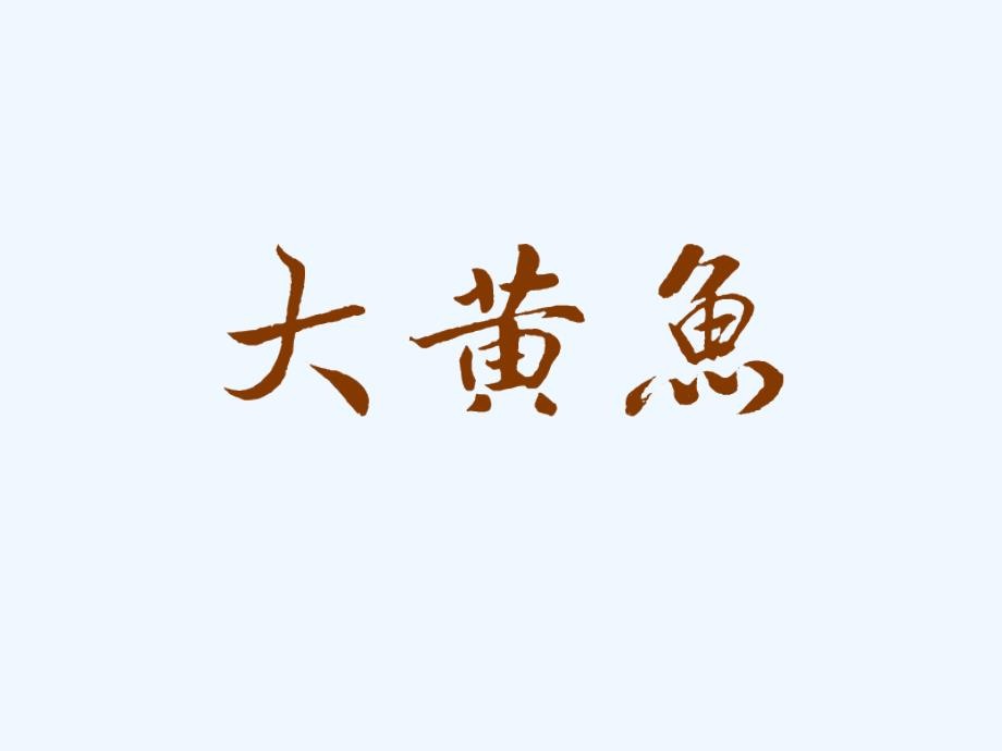 渔业经济学-大黄鱼介绍.ppt_第1页