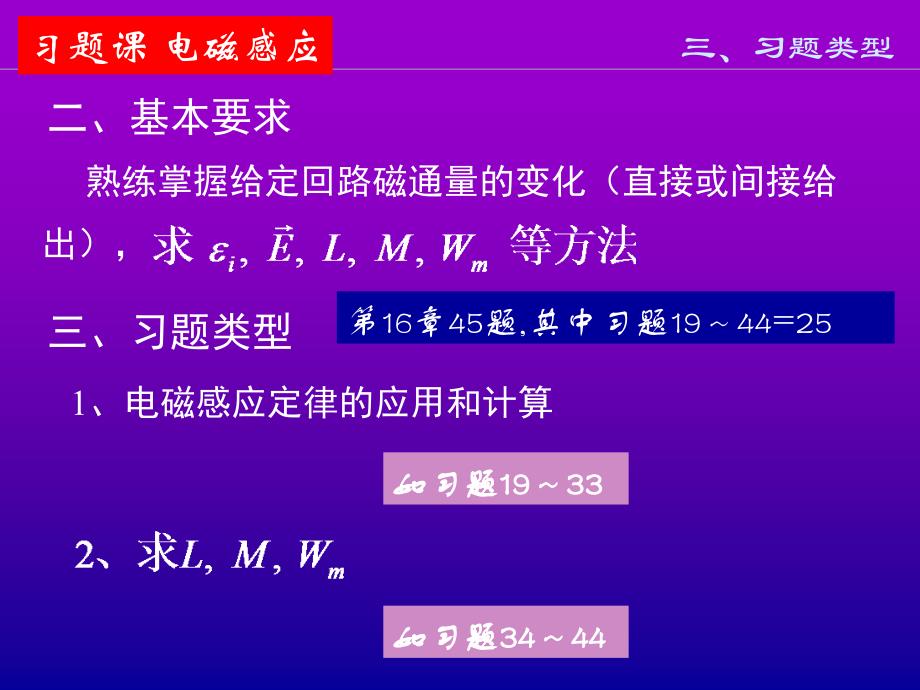 大学基础物理电子教案：16,17习题课 电磁感应_第4页