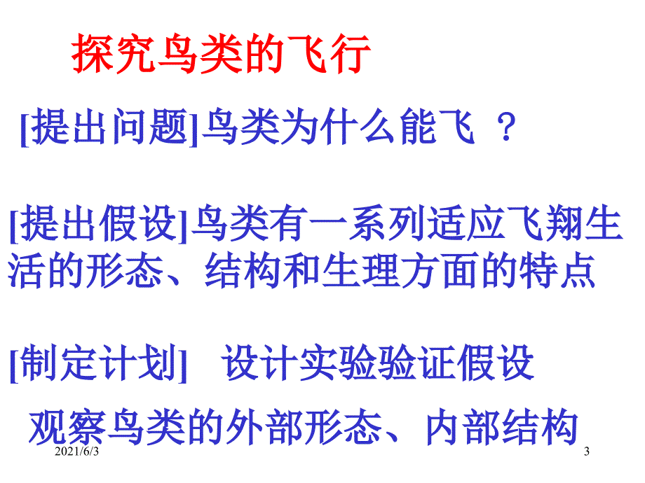 家鸽的形态结构1人教版_第3页