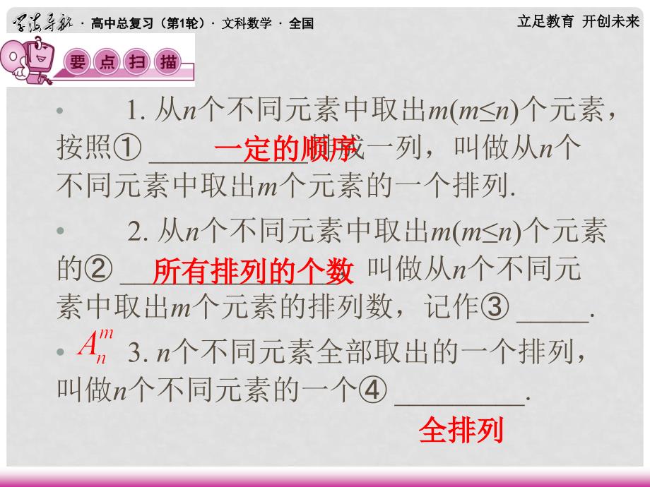 高三数学第一轮总复习 10.2 排列、组合应用题课件（1）_第4页