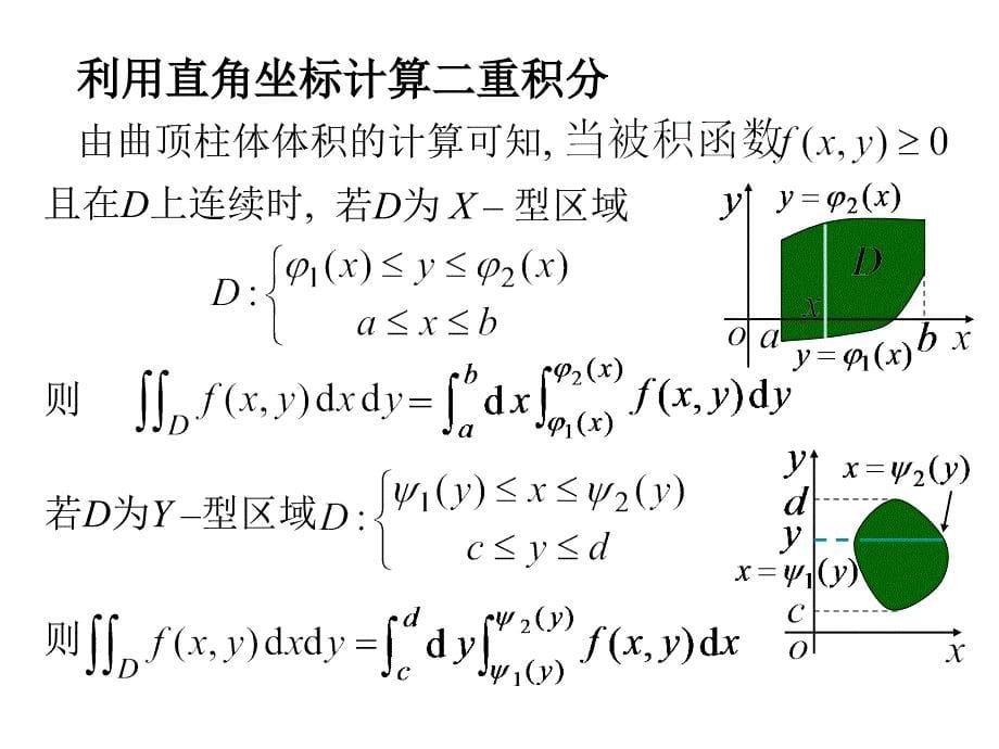 直角坐标系下二重积分的计算IV_第5页