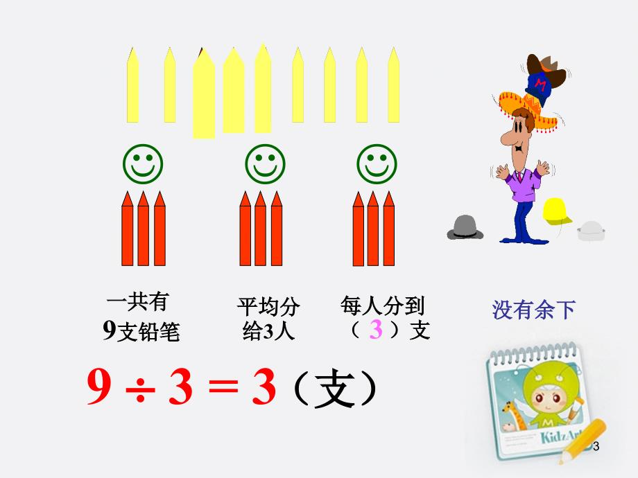 青岛版数学二年级下册1有余数的除法复习课ppt课件_第3页