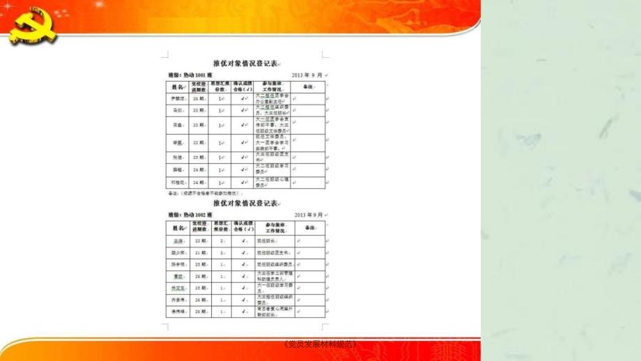 党员发展材料规范课件_第3页