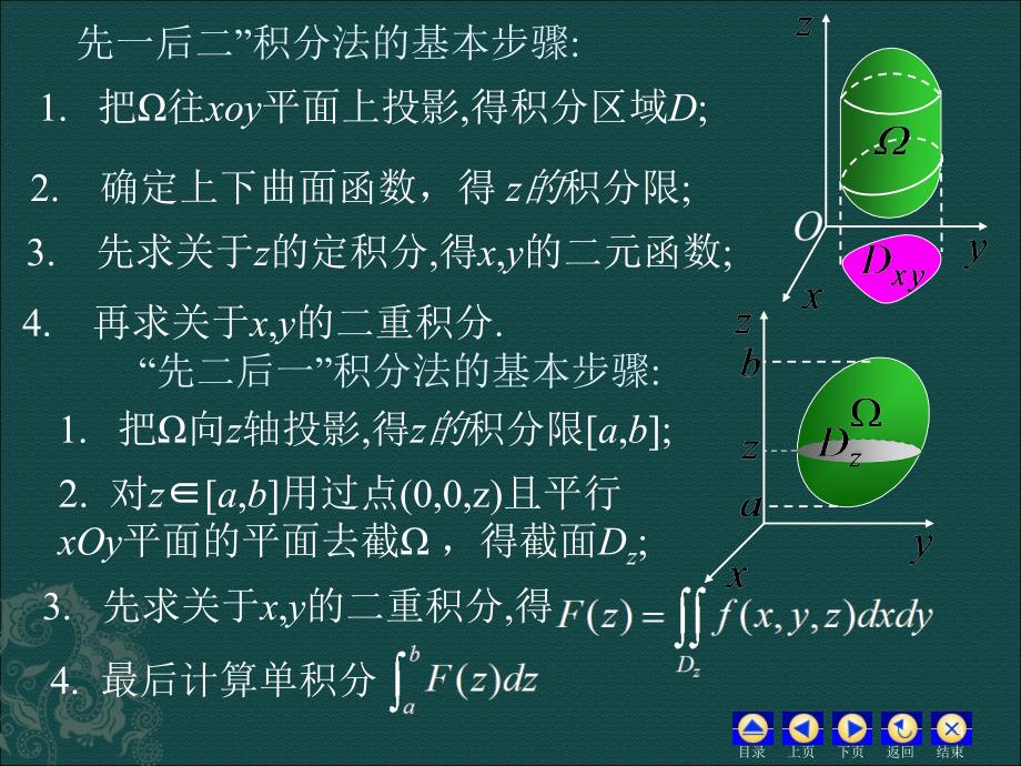 三重积分柱坐标与极坐标ppt课件_第4页