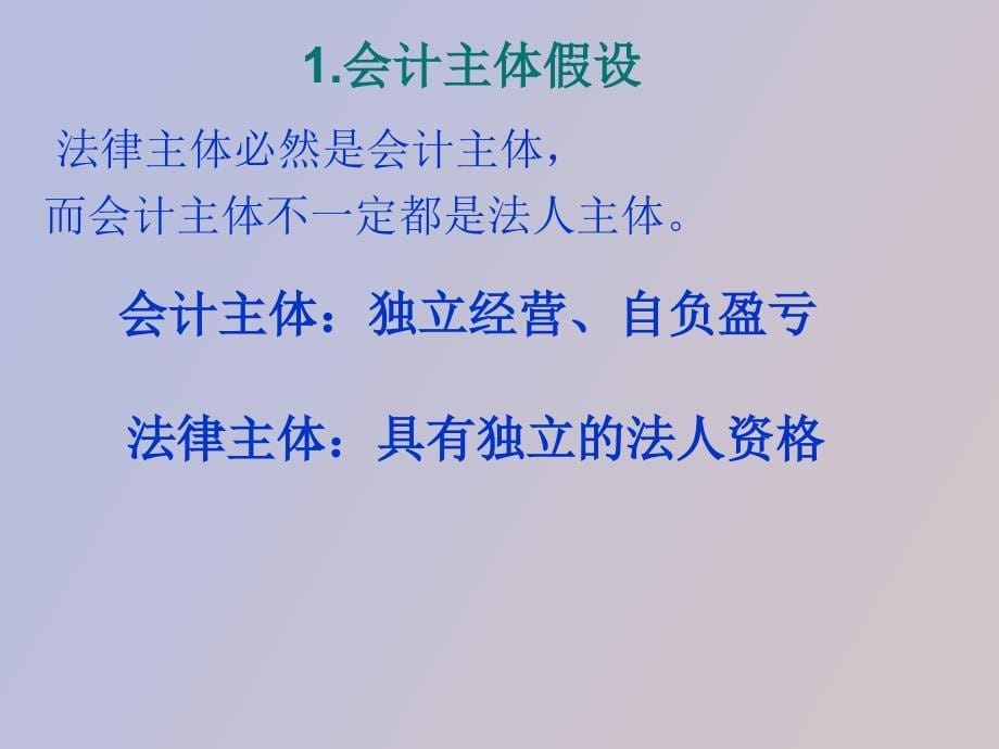 会计核算前提和会计信息质量要求_第5页