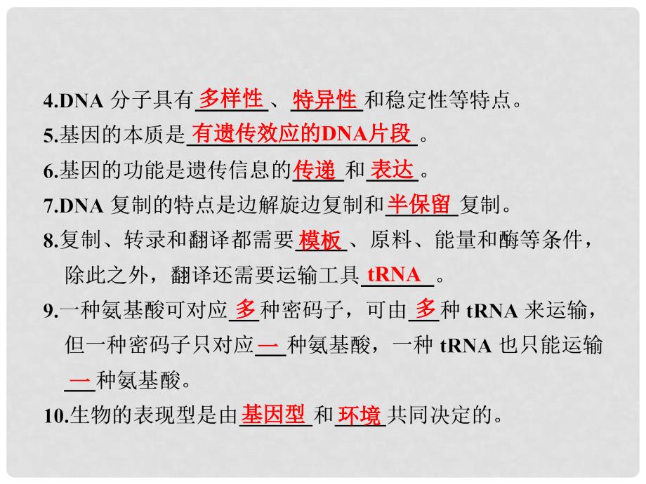 高考生物大二轮专题复习与增分策略（技能+规范+回扣）第二篇 22遗传的分子基础课件_第2页