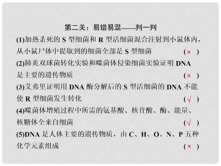 高考生物大二轮专题复习与增分策略（技能+规范+回扣）第二篇 22遗传的分子基础课件_第4页