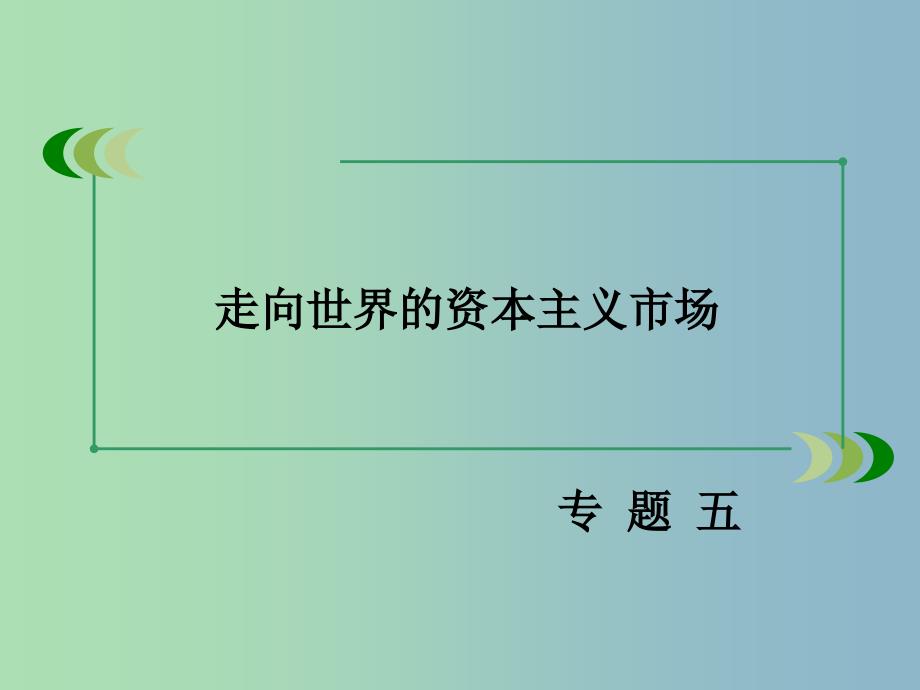 高中历史 专题五 第4课 走向整体的世界课件 人民版必修2.ppt_第2页