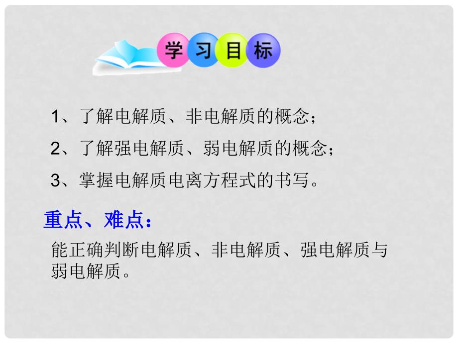 湖南省衡南县第三中学高中化学 离子反应1课件 新人教版必修1_第4页