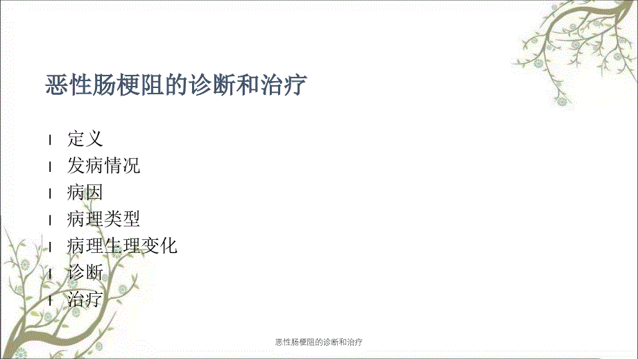 恶性肠梗阻的诊断和治疗课件_第2页