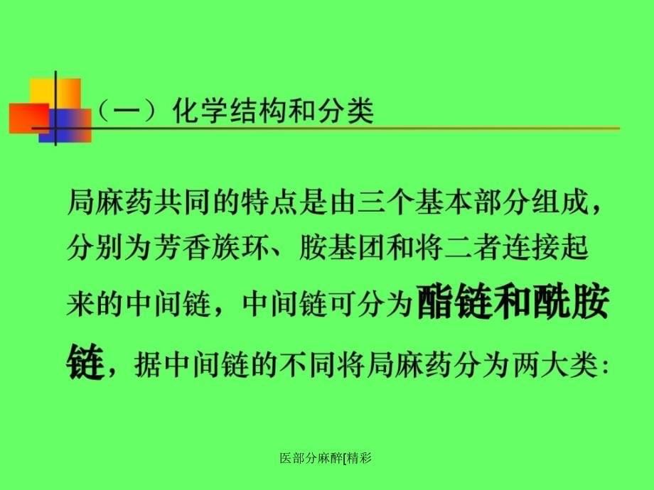 医部分麻醉精彩课件_第5页